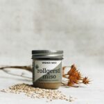 Würzig vollwertige Rollgersten Miso Paste im 200g Glas mit Bio Sojabohnen aus Oesterreich