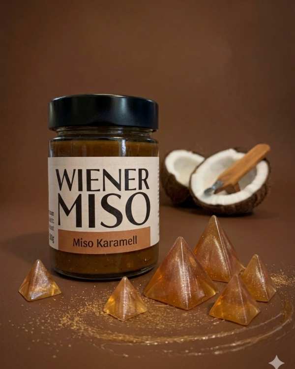 Veganer Miso Karamell Aufstrich