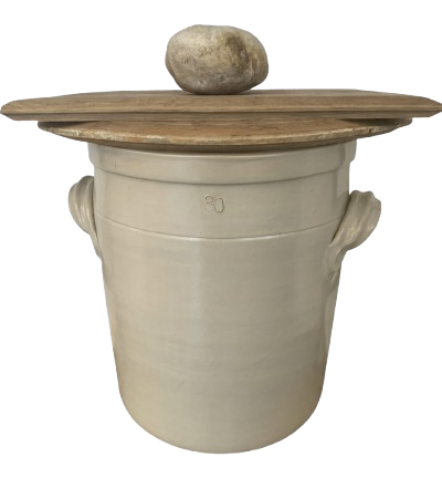 Original Handgemachte Tontöpfe zum Fermentieren 12/16/30/40L